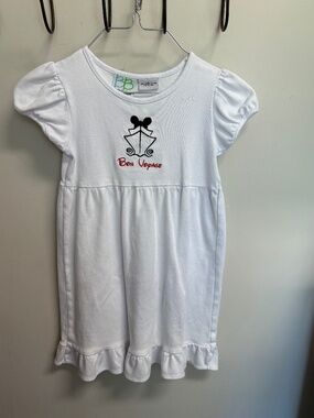 Disney 'Bon Voyage' Mickey Mouse Nautical Cruise Dress Size 6